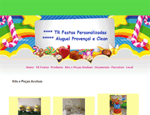 Tablet Screenshot of festaspersonalizadasclean.eev.com.br