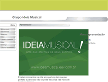 Tablet Screenshot of ideiamusical.eev.com.br