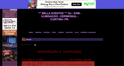 Desktop Screenshot of bellaeventos.eev.com.br