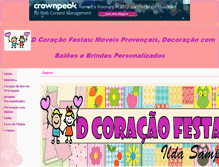 Tablet Screenshot of dcoracaocombaloes.eev.com.br