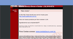 Desktop Screenshot of doceliz.eev.com.br
