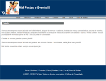 Tablet Screenshot of mmfestaseeventos.eev.com.br