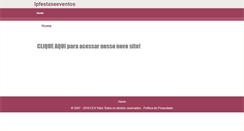 Desktop Screenshot of lpfestaseeventos.eev.com.br