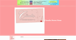 Desktop Screenshot of claudiadocesfinos.eev.com.br