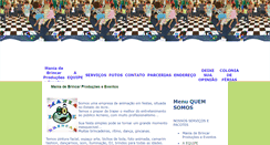 Desktop Screenshot of maniadebrincareventos.eev.com.br