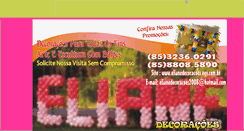 Desktop Screenshot of elianedecoracoes.eev.com.br