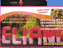 Tablet Screenshot of elianedecoracoes.eev.com.br
