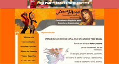 Desktop Screenshot of franceangel.eev.com.br