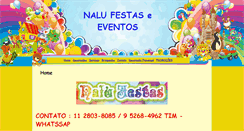 Desktop Screenshot of nalufestas.eev.com.br